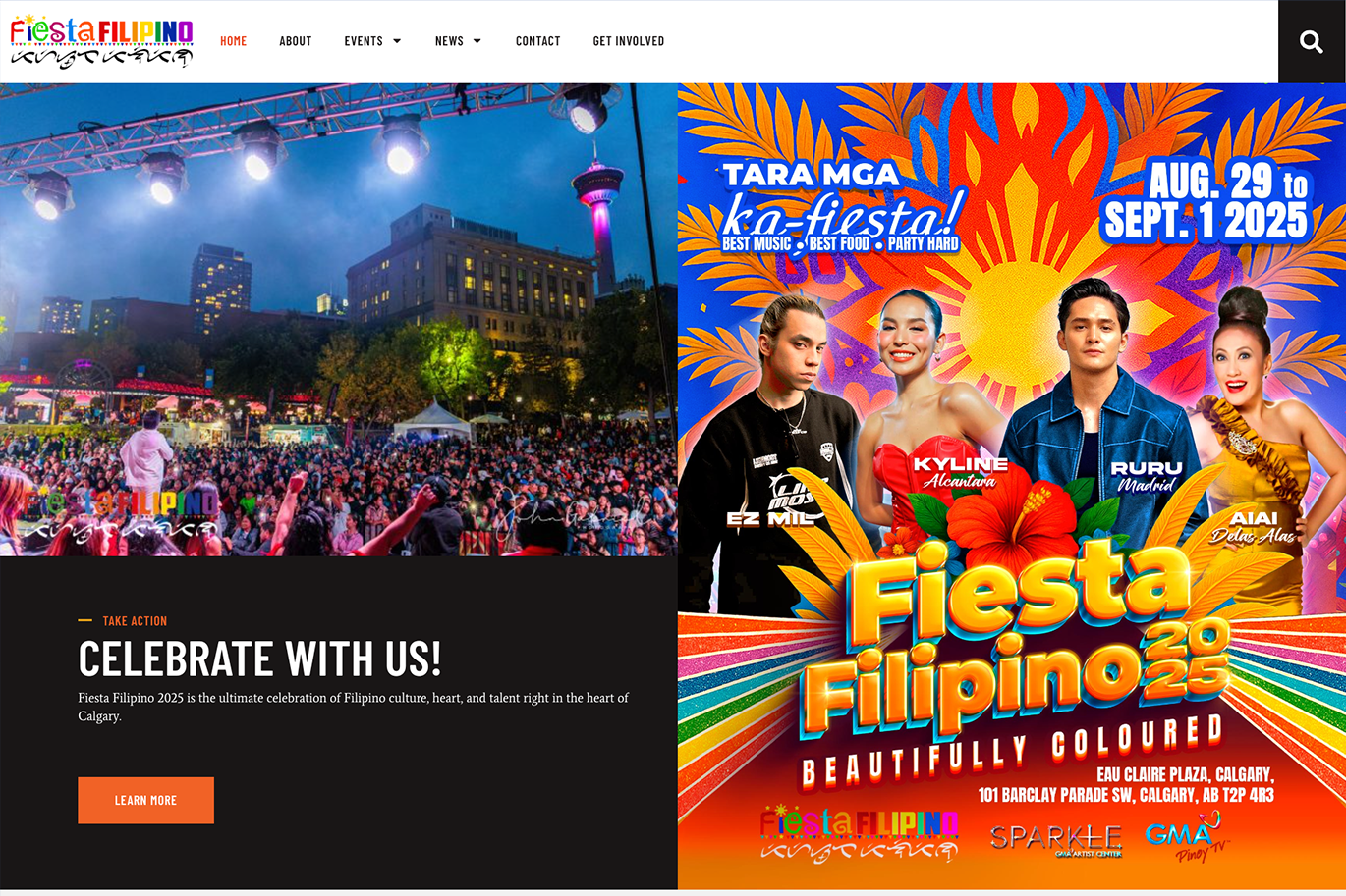Fiesta Filipino – Website Design & Development