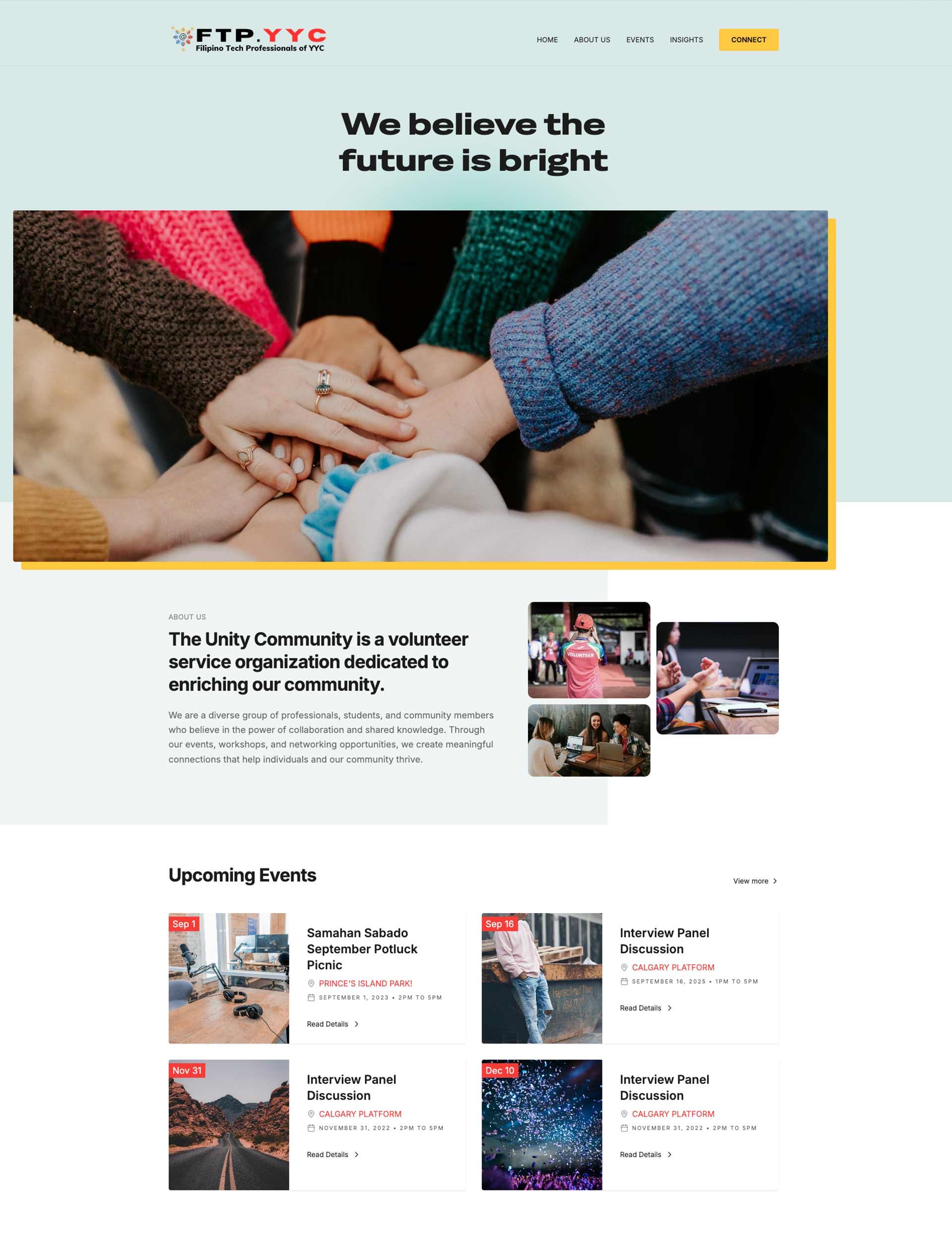 Homepage Design