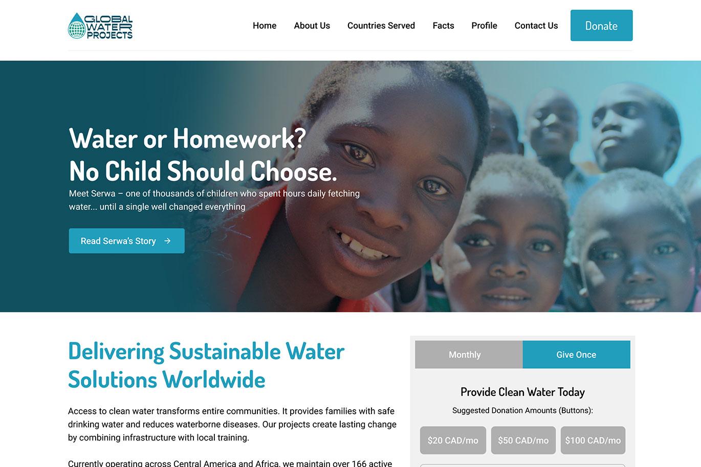 Global Water Projects - Bringing Life-Giving Water to the Developing World
