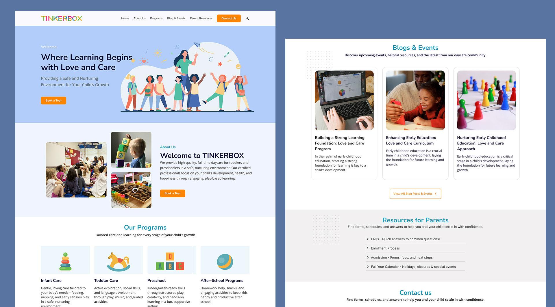 Homepage Design