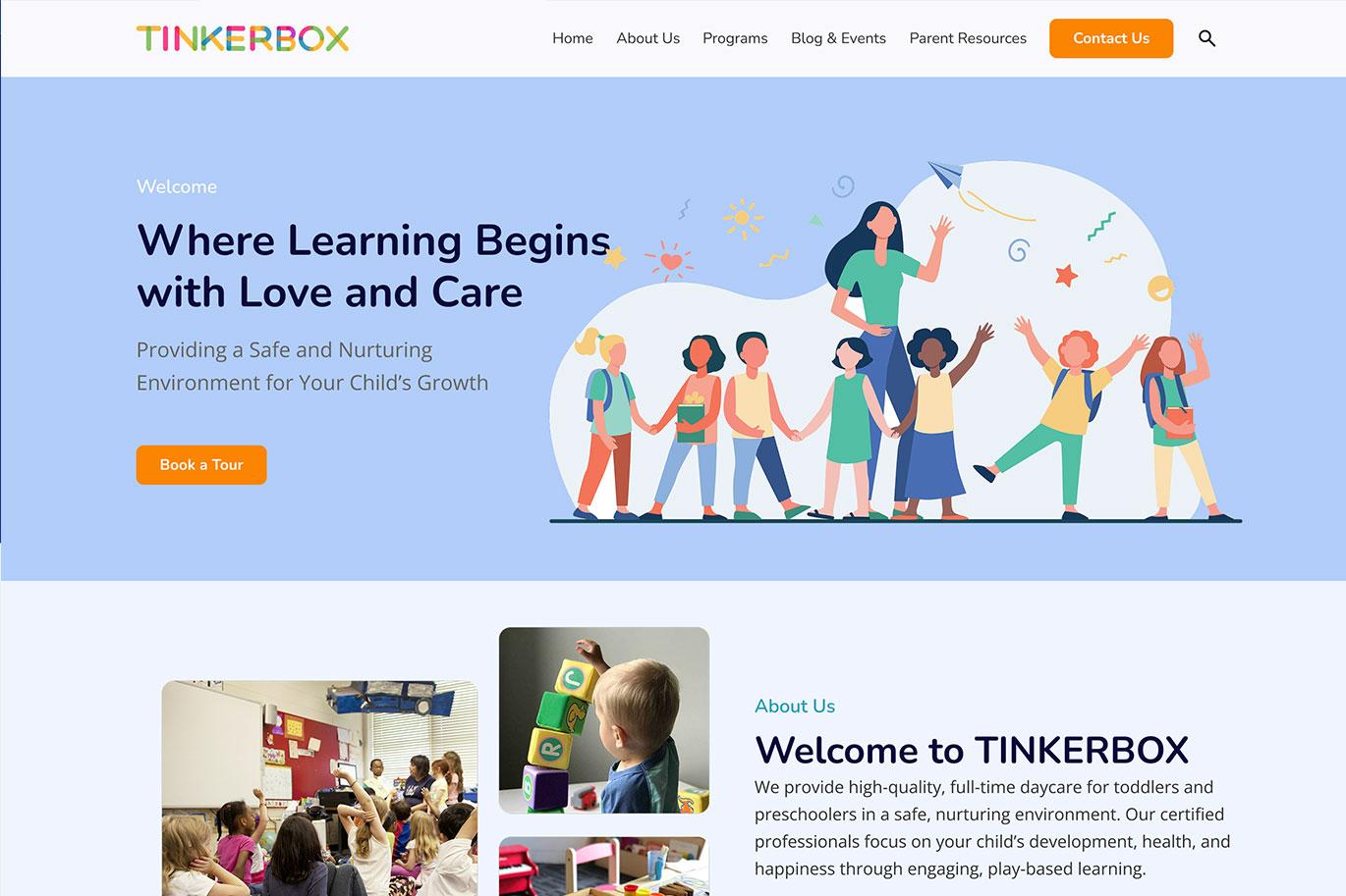 Redesigning Tinkerbox Website - Creating an Engaging Yet Informative Digital Experience